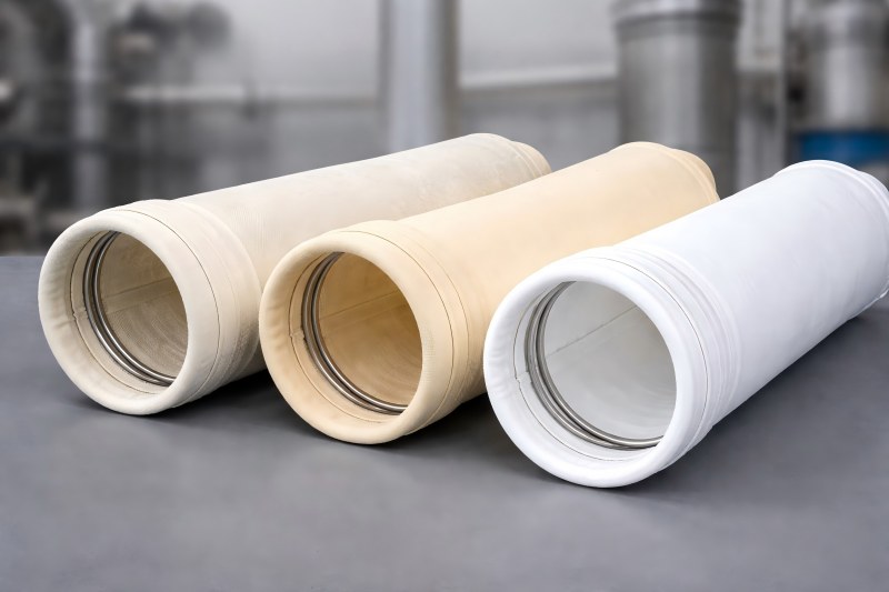 Sacs filtrants en polyester, Nomex ou PTFE