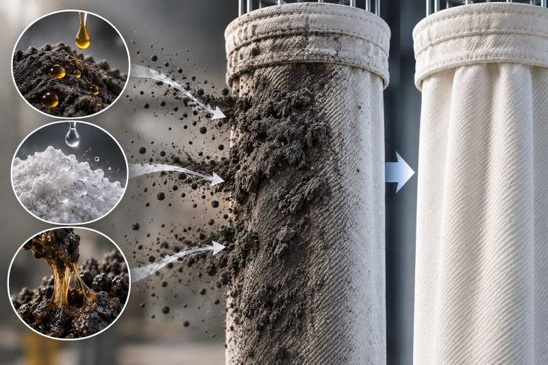 The Dust Is Sticky, Hygroscopic or Oily